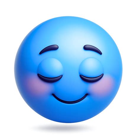 Blushing Emoticon Emoji » PNG Emoji