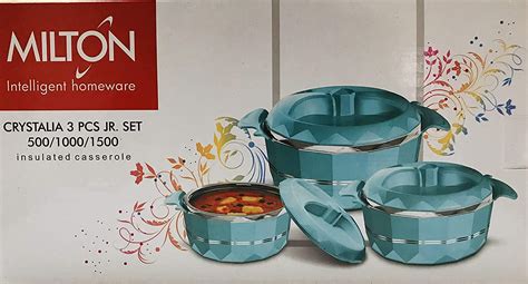 Buy Milton Crystalia 3 Pcs Casserole Gift Set (Pink) Online at Low ...