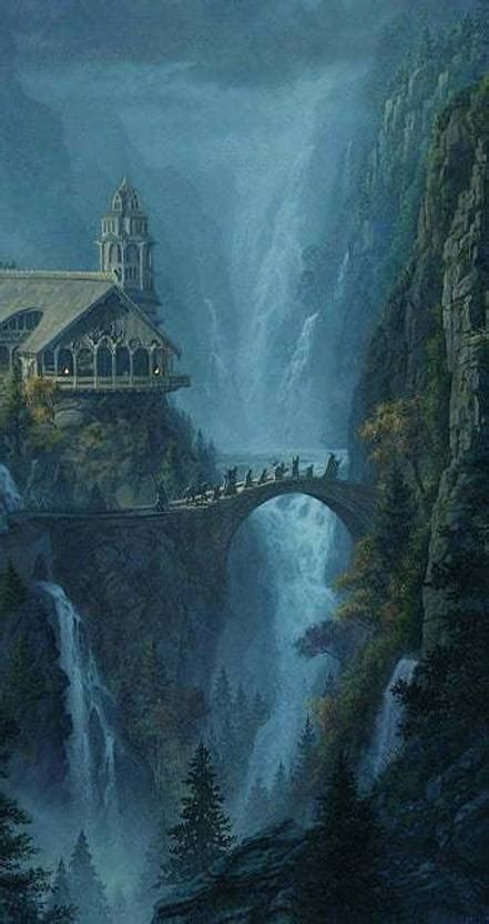 Rivendell Dwarf Elves Fantasy Fellowship Of The Ring Lord Of The Rings ...