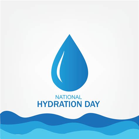 National Hydration Day vector graphic is great for National Hydration ...