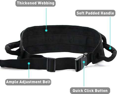 Buy Gait Belt Transfer Belts with Padding Handle, Gait Belts for ...