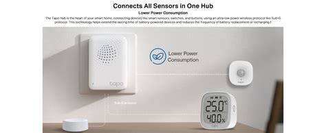 TP-Link Tapo H100 IoT Smart Hub with Chime | Smart Alarm and Doorbell ...