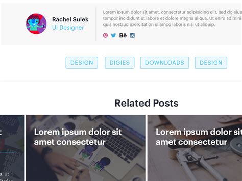Image result for Blog Post Footer Examples