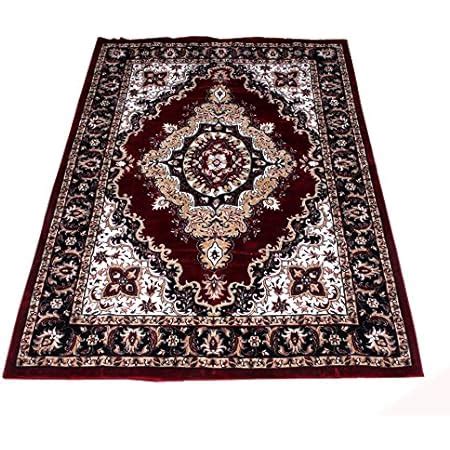 Buy Kuber Industries Traditional Fabric Rug (Maroon, Standard) Online ...