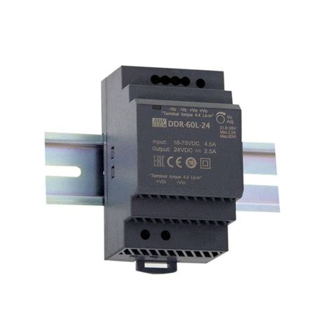 DDR-60G-5 MEAN WELL | MEAN WELL DDR-60 DC-DC Converter, 5V dc/ 10.8A ...