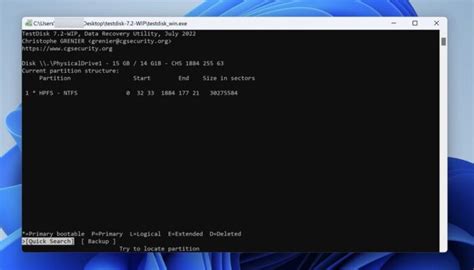 Image result for Using TestDisk to Recover Files From Formatted USB Drive