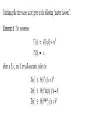 Image result for Master Theorem for Recurrences