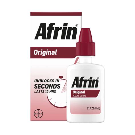 Buy Afrin Original 12 Hour Congestion Relief Nasal Spray, 15 ml from Dollar General - Instore