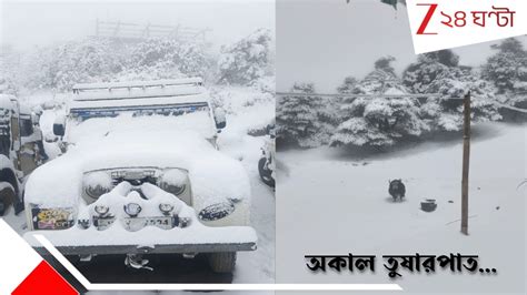 Darjeeling Snowfall: ভরা বসন্তেই অকাল তুষারপাত: দার্জিলিংয়ের সন্দকফু ...