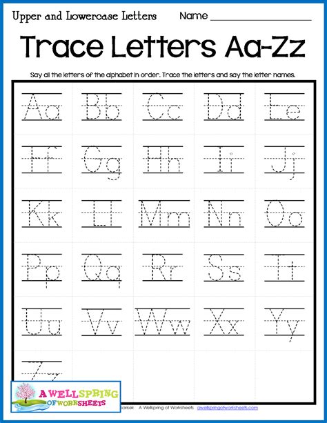 Free Alphabet Tracing Printables: A-Z Fun! - Download Free Printable
