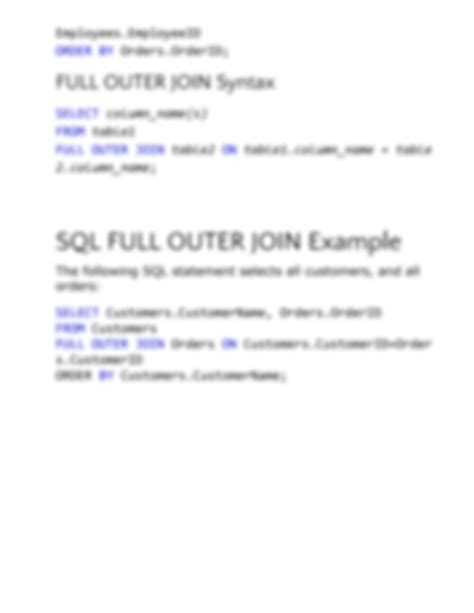 Image result for Different SQL Joins