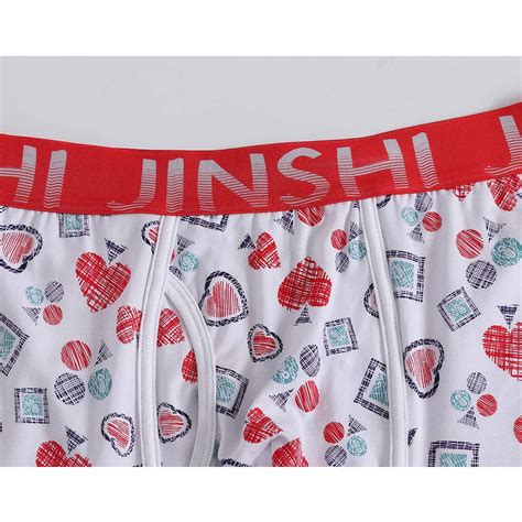 Buy Jinshi Bamboo Mens Underwear Performance Boxer Briefs for Men Long ...