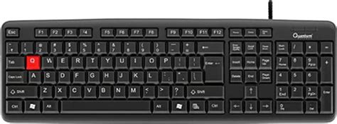 QUANTUM QHM7403 wired Keyboard Wired USB Desktop Keyboard - QUANTUM ...