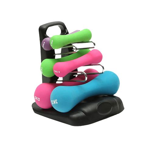 Buy Dumbbell Rack 3/5-Tier Dumbbell Tree Stand Vertical Dumbbell Weight ...