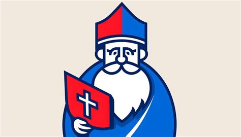A mascot logo of a website that generates poems for sinterklaas ...