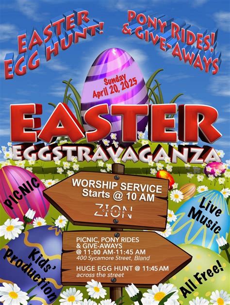 Easter Eggstravaganza, Zion Church, Bland, 20 April 2025 | AllEvents
