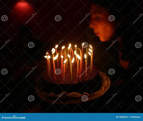 Happy birthday candle blow stock image. Image of secret - 1883221