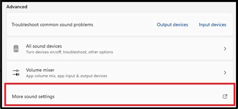 Device Advanced Settings Sound 的图像结果