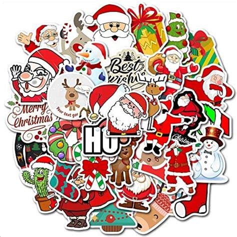 iDream Merry Christmas Santa Claus Stickers - Holiday Decorations for ...
