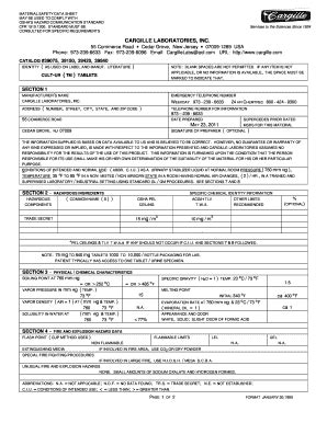 Fillable Online MSDS-Cult-UrTMTablets.doc Fax Email Print - pdfFiller