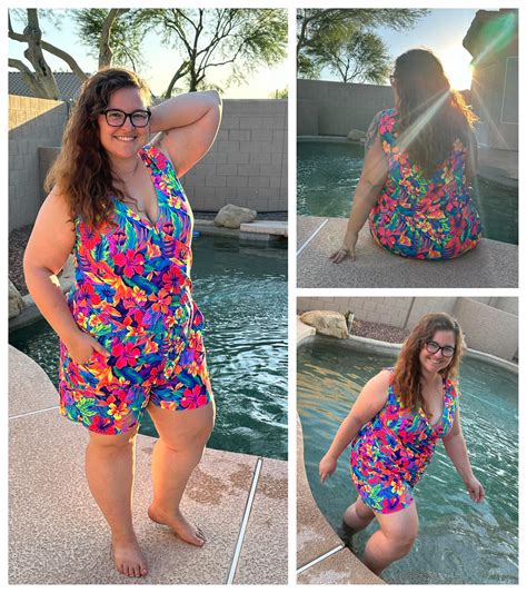 Women's Swim Romper Pattern - Peek-a-Boo Pattern Shop