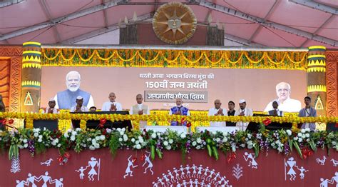 Prime Minister Shri Narendra Modi addresses Janjatiya Gaurav Diwas ...