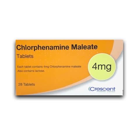 Chlorphenamine 4mg Tablets - 28 Count | Fast-Acting Allergy Relief Ant – TheChemistOnline