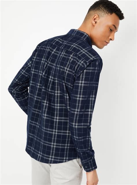 Buy Men Checked Slim Fit Shirt Online at just Rs. 1299.0 ...