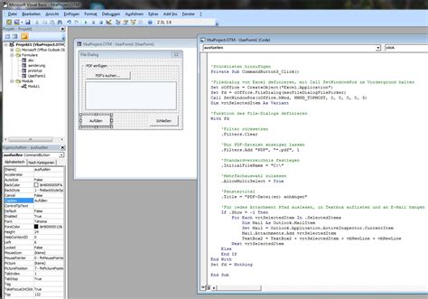 Outlook 2007 - Outlook Filedialog mit VBA Makro - Peter Gratl