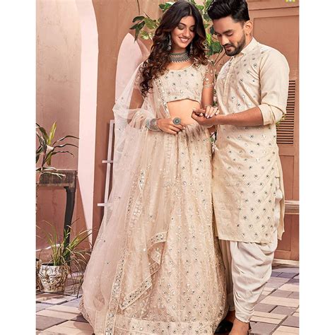Soft Net Couple Set with Heavy work and soft net Dupatta-Clo
