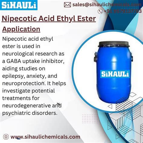 Nipecotic Acid Ethyl Ester | Sihauli Chemicals
