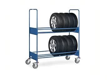 SUWAS TROLLEYSTORE Material Handling Trolley, 2 Layer, Steel Blue ...