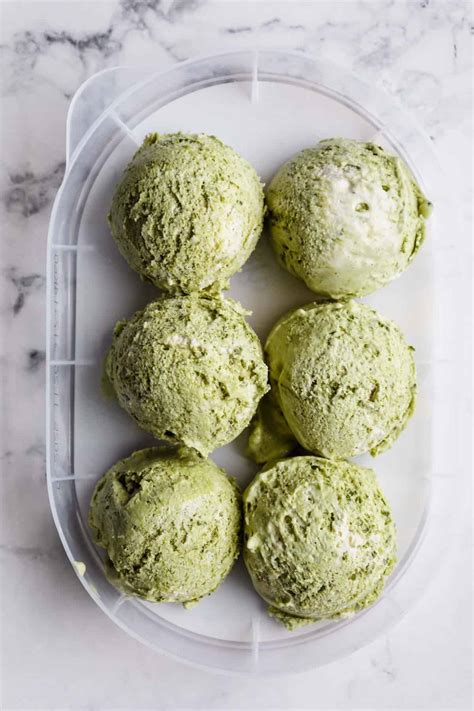 Matcha Green Tea Mochi Ice Cream (+ Step-by-step Photos, with Vanilla Ice Cream) | The Fruity Jem