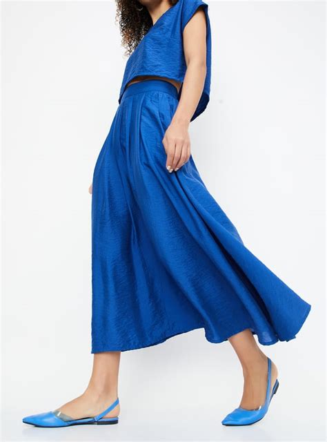 Buy Kalki x Max Women Solid Pleated Skirt Online at just Rs. 999.0 ...