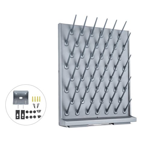Buy Techlifer Laboratory Drying Rack 52 Holders Glassware Drying Rack ...