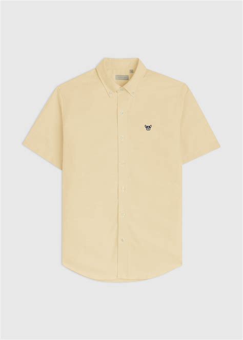 Oxford Light Yellow Shirt - GEORGE KENT
