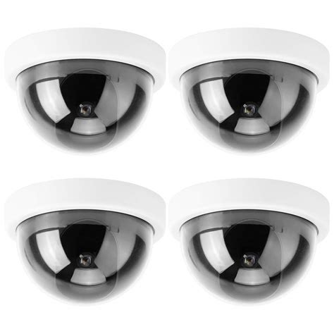 Buy Dummy Fake Camera, 4Pcs Dome Simulation Camera CCTV Dummy Fake ...