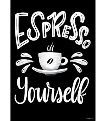 Industrial Cafe Espresso Yourself Poster : Ralbusky, Melanie: Amazon.in ...