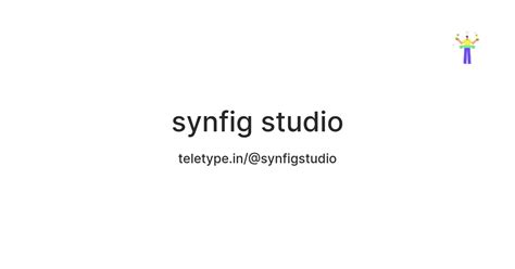 synfig studio — Teletype