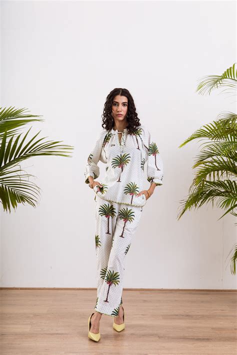 Coconut Tree co-ord set – rivaajclothing