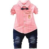 A P Boutique Baby Boys shirt pant Set casual Shirt Set (Blue, 18-24 ...