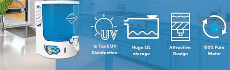 AQUAULTRA Mountain Water Copper +Zinc+ Alkaline 9-L Ro+Uv Filter ...