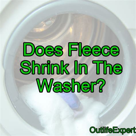 Does Fleece Shrink In The Washer? (How To Prevent It!) - Outlife Expert