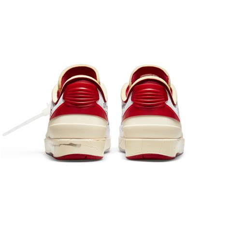 Air Jordan 2 Low x Off-White™ 'White and Varsity Red' (DJ4375-106 ...