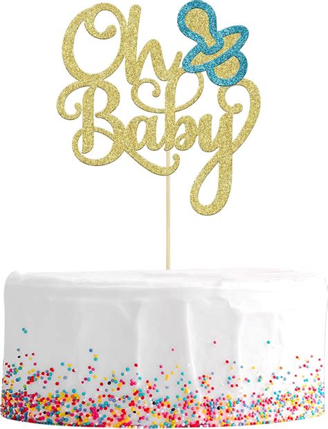 Gyufise 1 Pack Oh Baby Cake Topper with Blue Nipple India | Ubuy