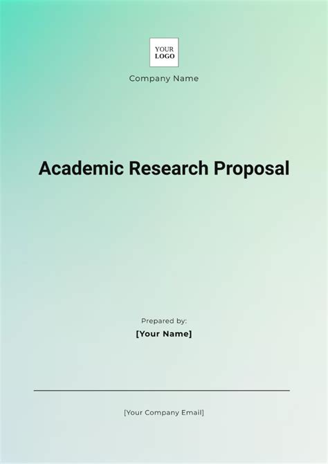 Image result for Example Research Proposal Template