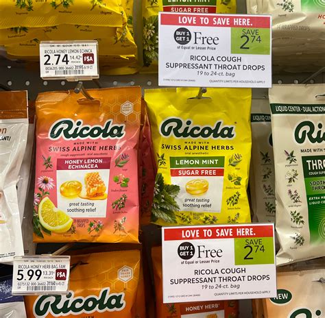 Ricola Throat Drops Just 87¢ Per Bag At Publix - iHeartPublix