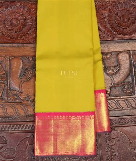 Buy Light Green Kanjivaram Silk Saree T569501
