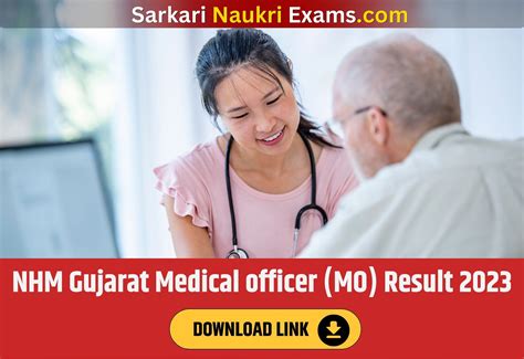 NHM Gujarat Medical officer (MO) , Dentist. Staff Nurse Result 2023 ...
