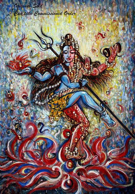 Buy Maa Kali Original Painting is Sold, Shiva Shakti, Eternal Dance ...